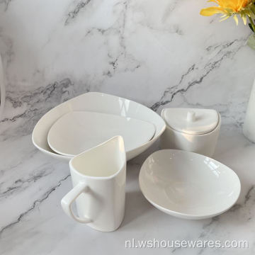 Vierkante servies, leisteen, wholesale servies